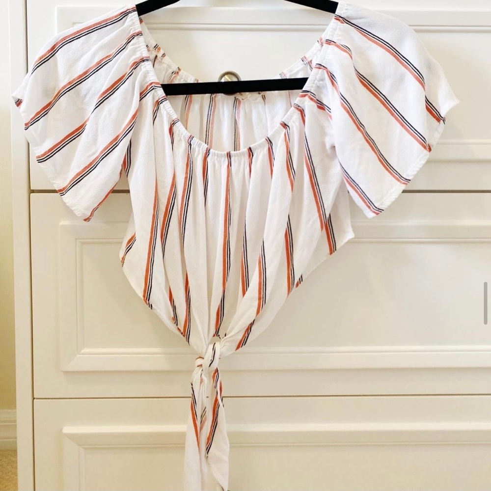 Off the shoulder crop top